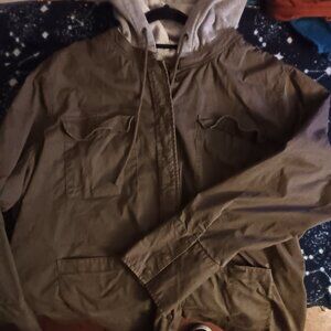 Caslon lightweight jacket with hood